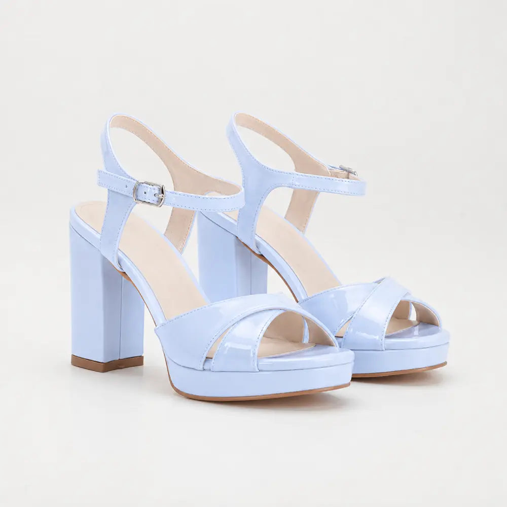 Bebe Mavi Platform Abiye Sandalet RA-063