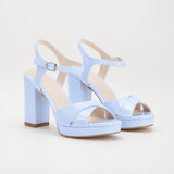 Bebe Mavi Platform Abiye Sandalet RA-063