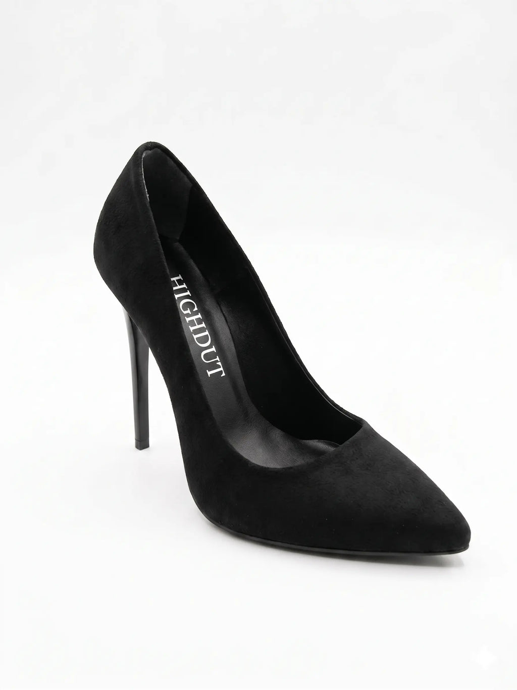 Siyah Süet Stiletto Topuklu Ayakkabı MA-021