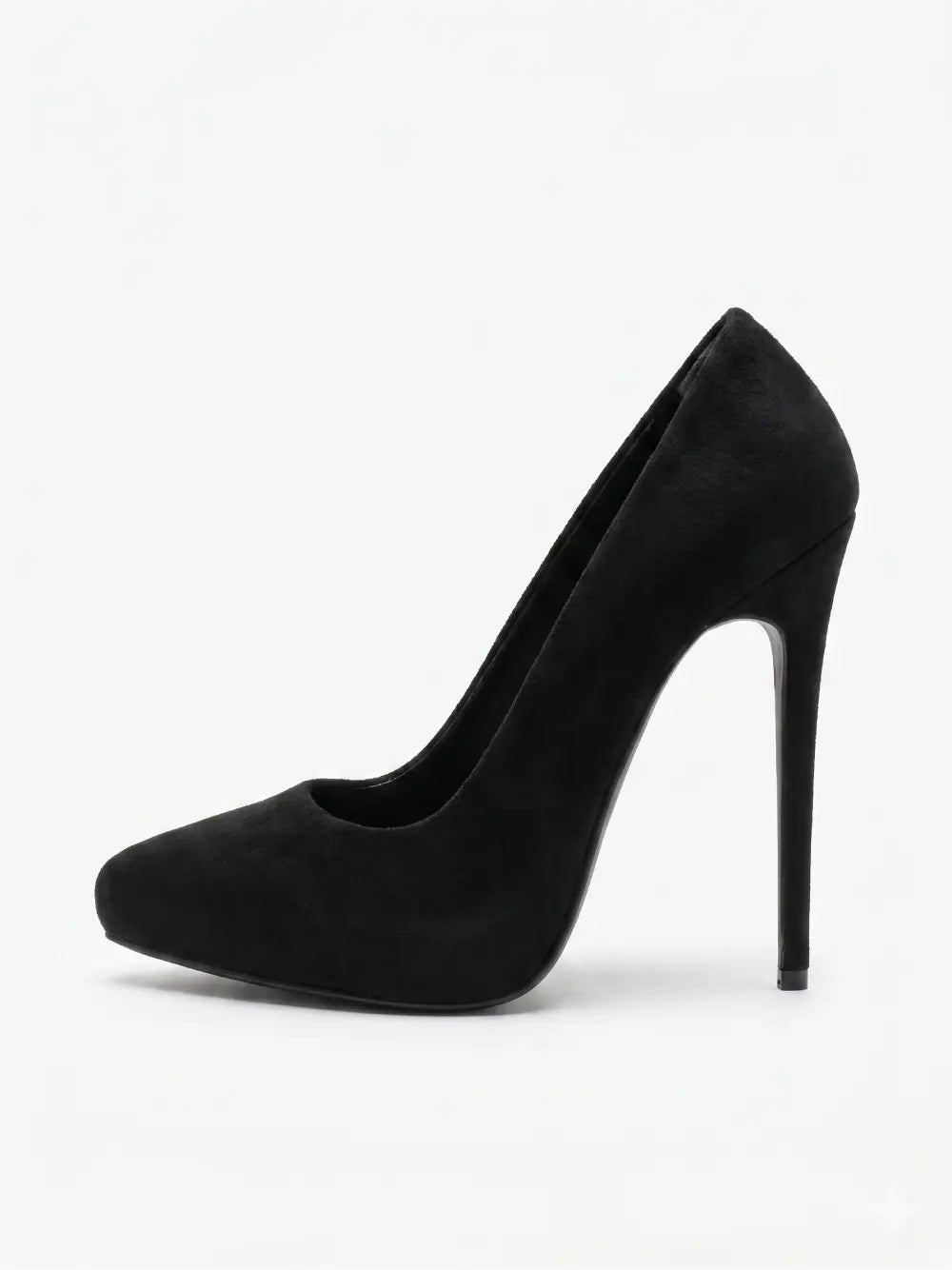 Siyah Süet Stiletto Topuklu Ayakkabı MA-021