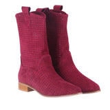 Bordo Delikli Yazlık Bot RA-8010