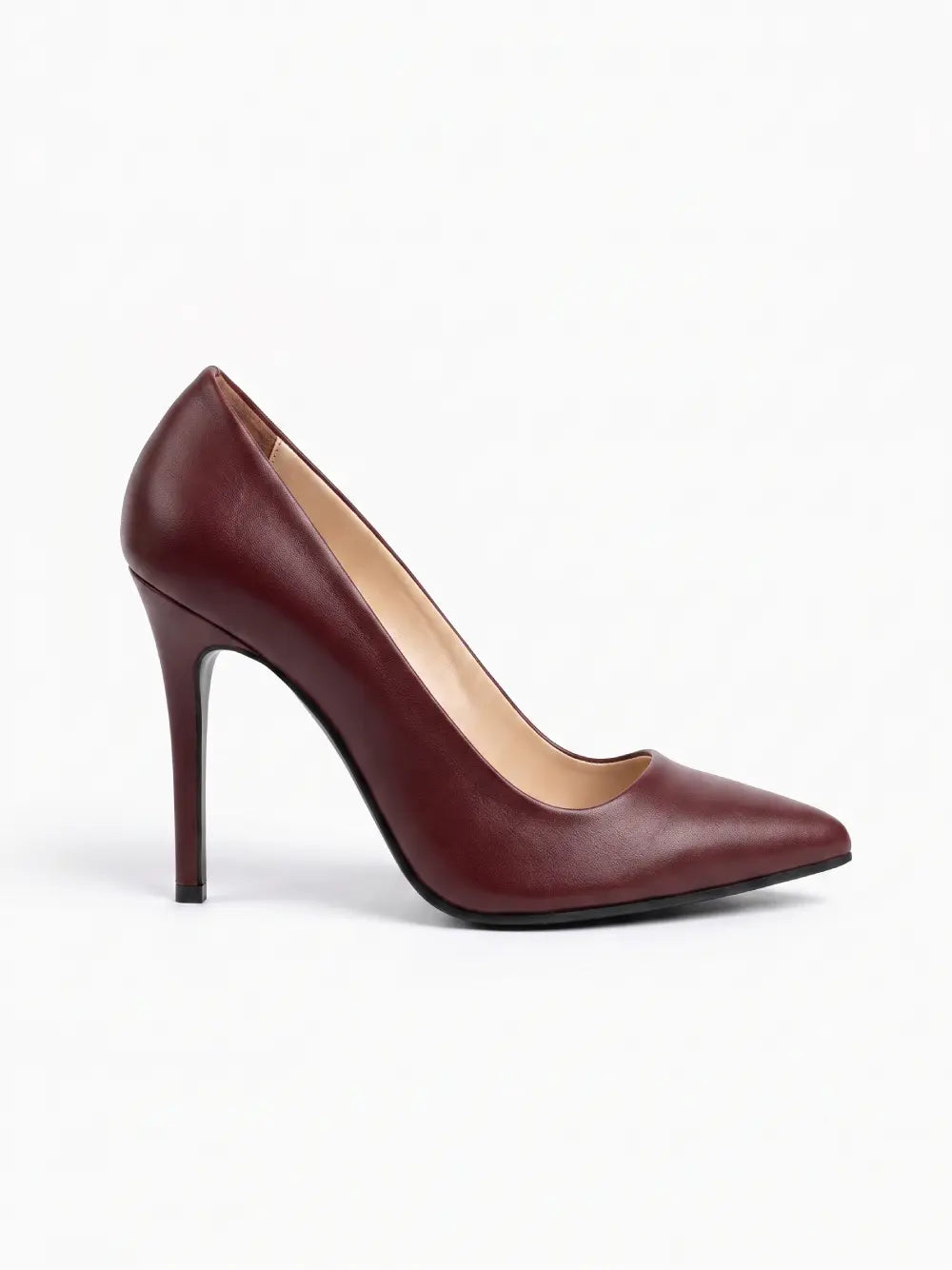 Bordo Topuklu Ayakkabı Stiletto MA-021