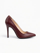 Bordo Topuklu Ayakkabı Stiletto MA-021