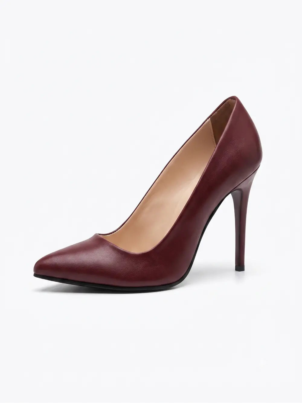 Bordo Topuklu Ayakkabı Stiletto MA-021
