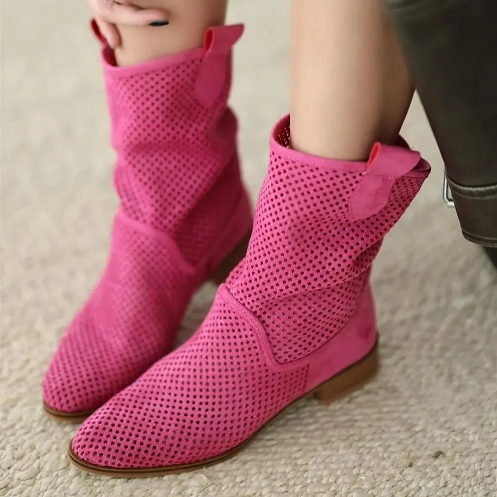 Fuchsia Summer Cowboy Boots RA-8010