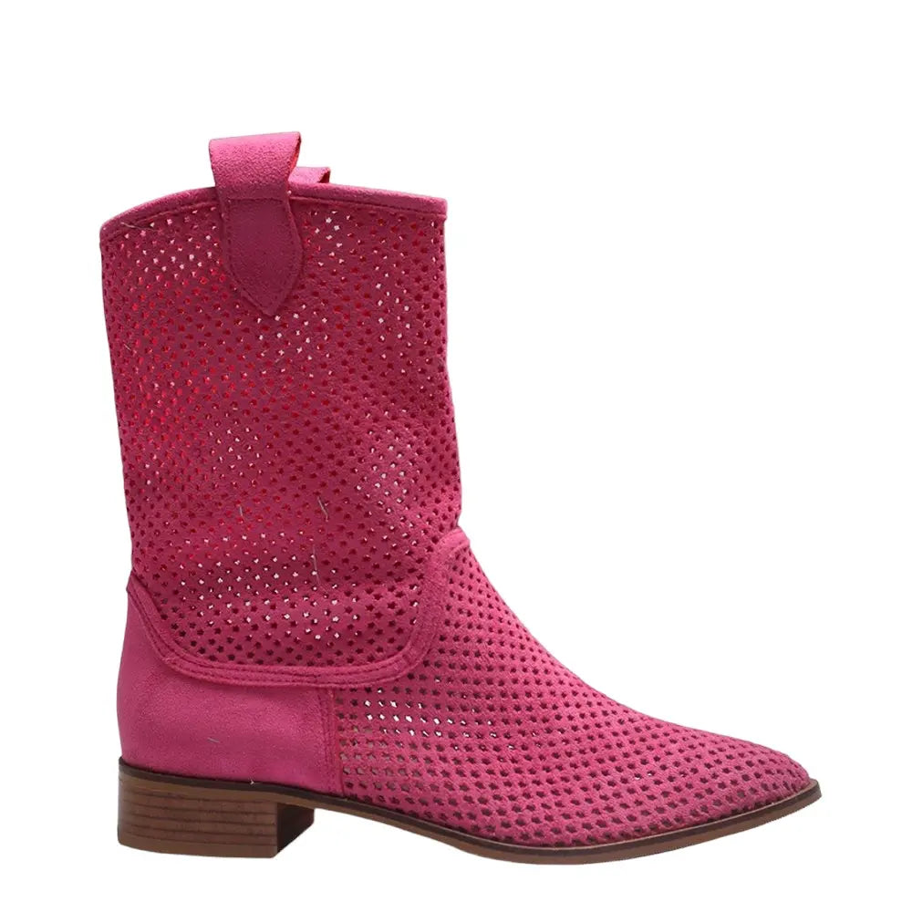 Fuchsia Summer Cowboy Boots RA-8010