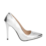 Gümüş Stiletto Topuklu Ayakkabı MA-021