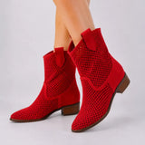 Red Summer Cowboy Boots RA-8010
