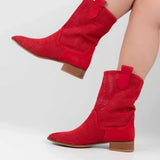 Red Summer Cowboy Boots RA-8010
