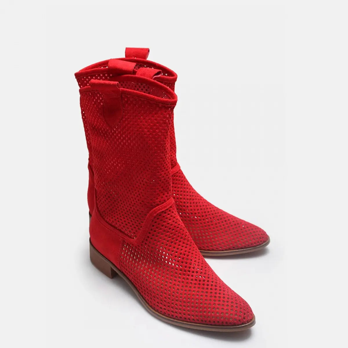 Red Summer Cowboy Boots RA-8010