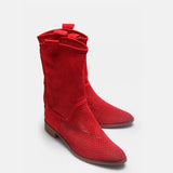 Red Summer Cowboy Boots RA-8010