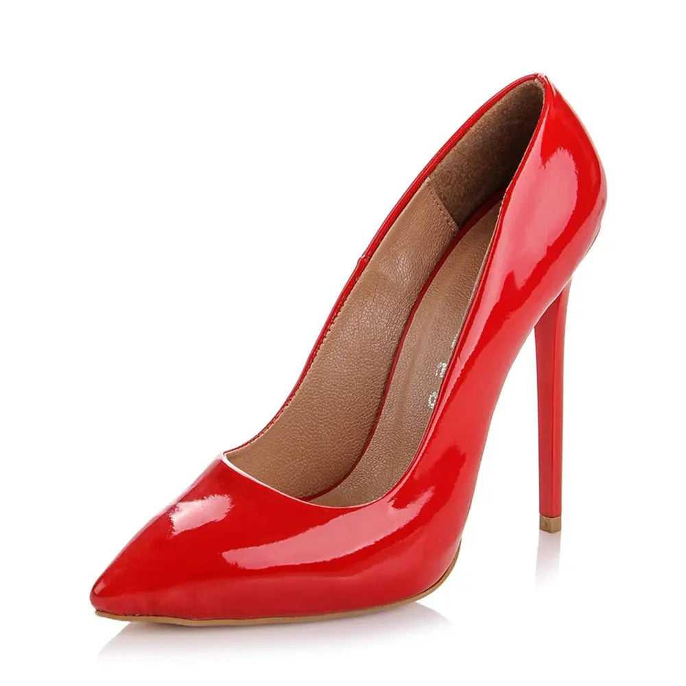 Kırmızı Stiletto Topuklu Ayakkabı MA-021