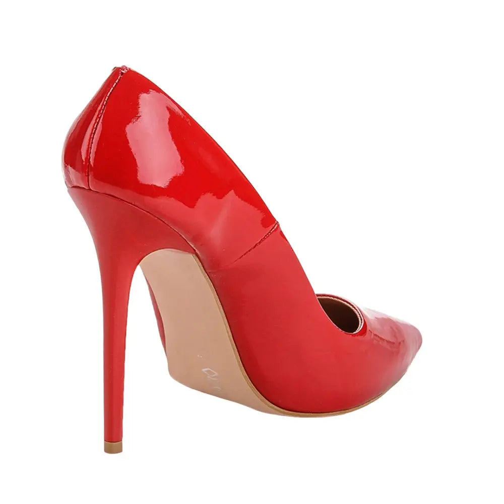 Kırmızı Stiletto Topuklu Ayakkabı MA-021