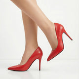 Kırmızı Topuklu Ayakkabı Stiletto MA-021