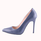 Lacivert Topuklu Ayakkabı Stiletto MA-021