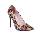 Leopar Stiletto Topuklu Ayakkabı MA-021