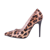 Leopar Stiletto Topuklu Ayakkabı MA-021