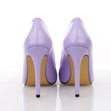 Lila Topuklu Ayakkabı Stiletto MA-021