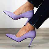 Lila Topuklu Ayakkabı Stiletto MA-021