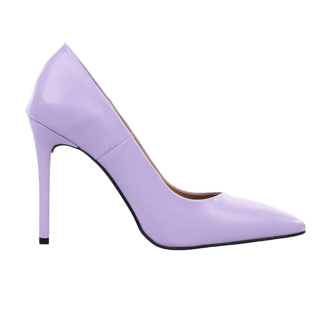 Lila Topuklu Ayakkabı Stiletto MA-021