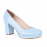 Blue Chunky Platform Shoes MT-01