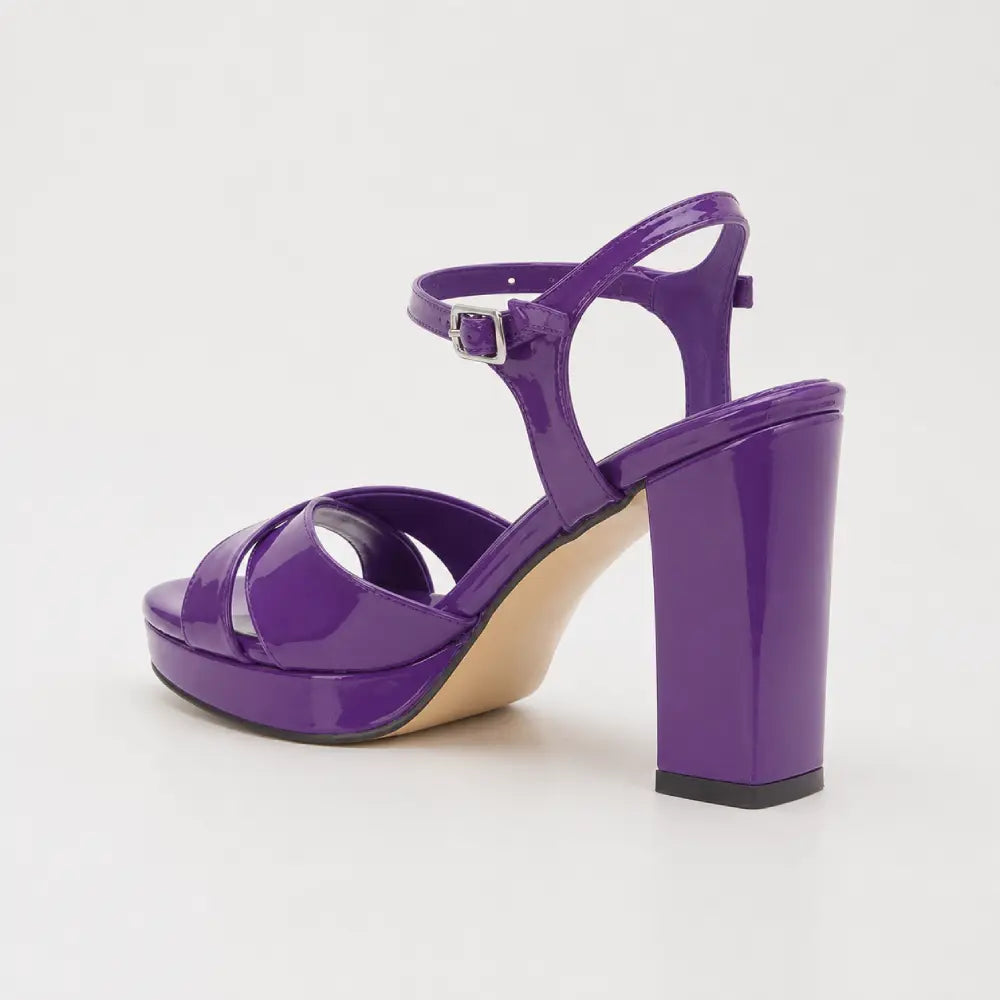 Mor Platform Abiye Sandalet RA-063