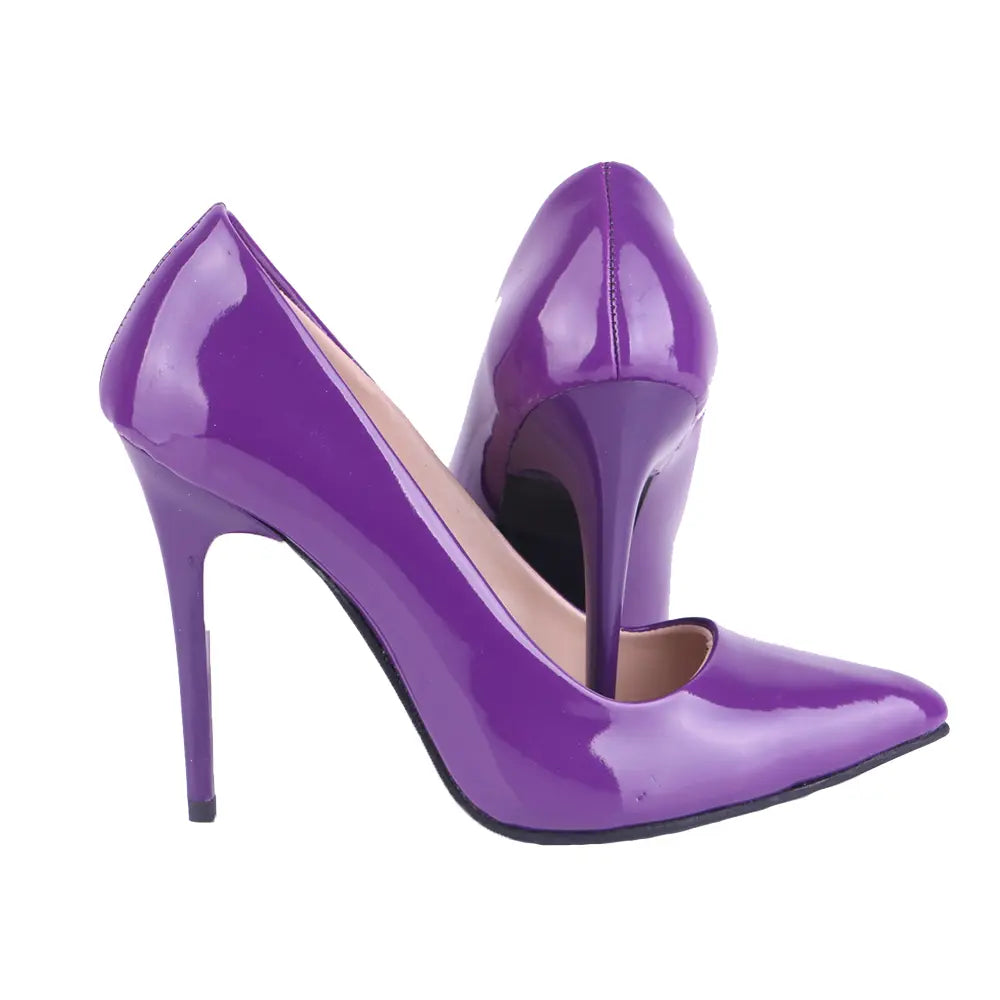 Mor Stiletto Topuklu Ayakkabı MA-021