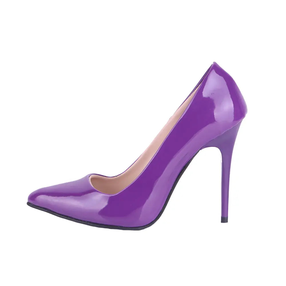 Mor Stiletto Topuklu Ayakkabı MA-021