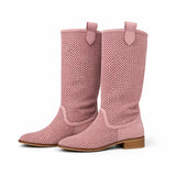 Pembe Kadın Kovboy Çizme RA-8011