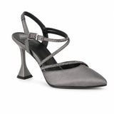 Gray Strappy Heels MT-05