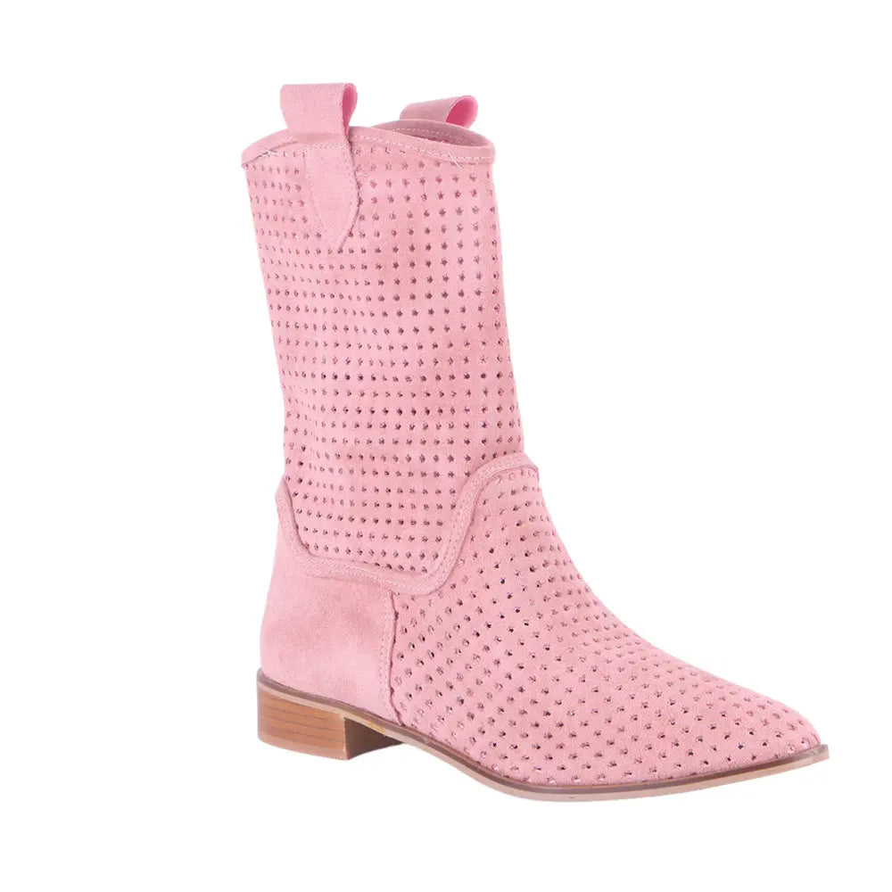 Pink Summer Cowboy Boots RA-8010