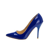 Saks Mavisi Stiletto Topuklu Ayakkabı MA-021