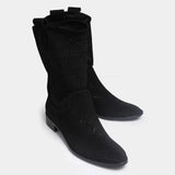 Black Summer Cowboy Boots RA-8010