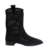Black Summer Cowboy Boots RA-8010