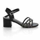 Black Low Heel Dress Shoes MA-043