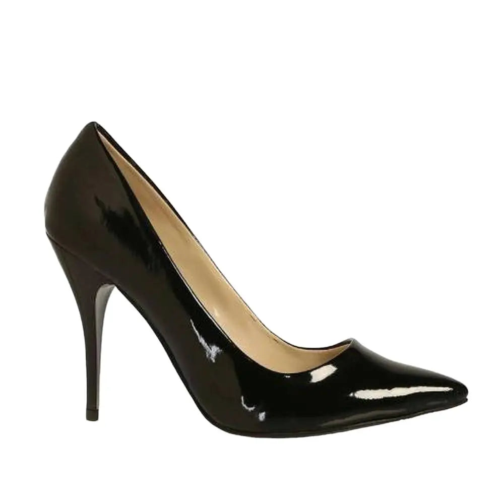 Siyah Stiletto Topuklu Ayakkabı MA-021