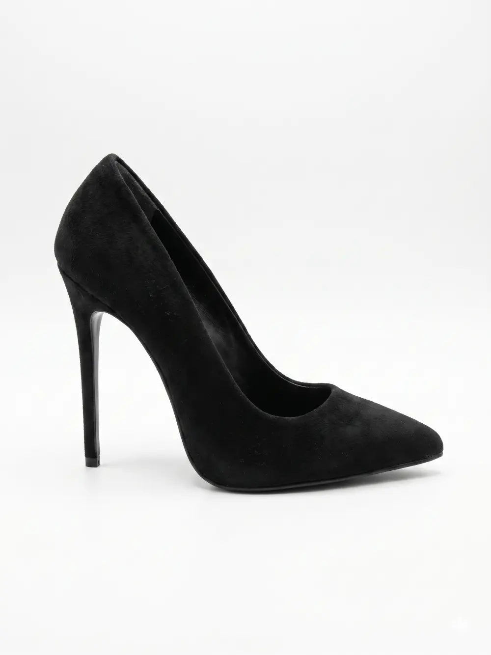 Siyah Süet Stiletto Topuklu Ayakkabı MA-021