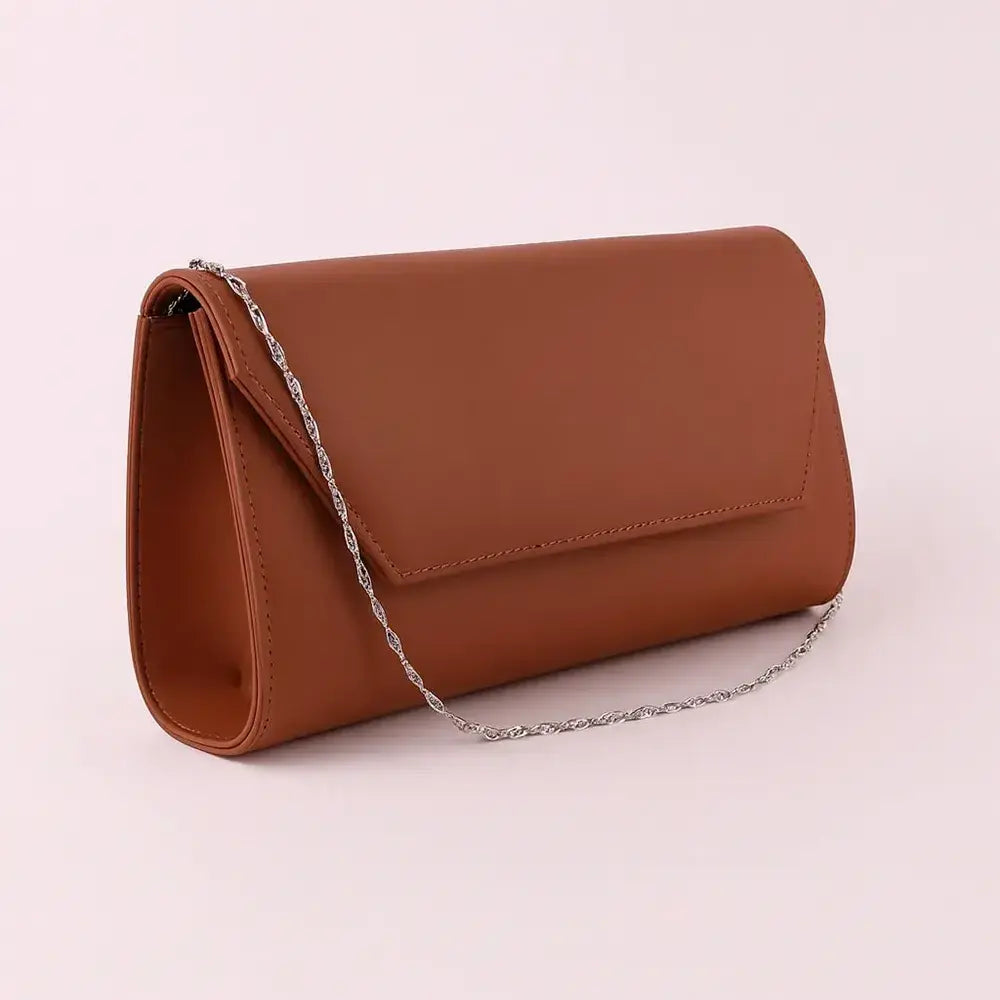 Taba Kalın Topuklu Ayakkabı Çanta Takım RC-023