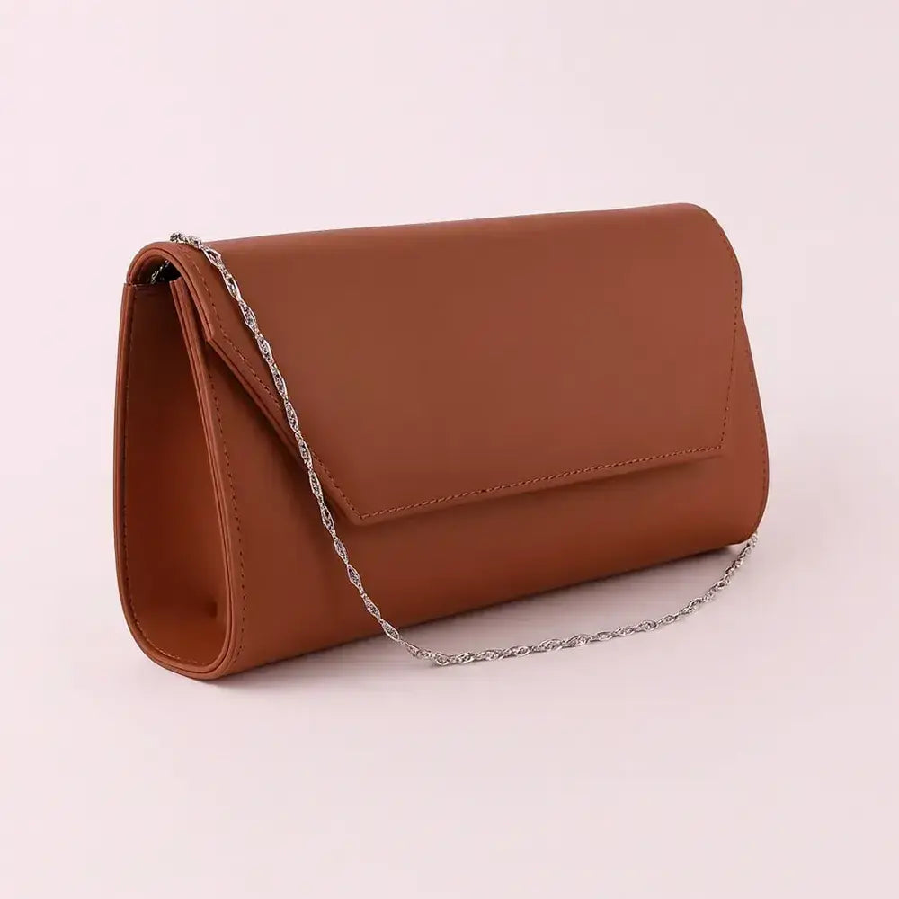 Taba Stiletto Ayakkabı Çanta Takım RC-021