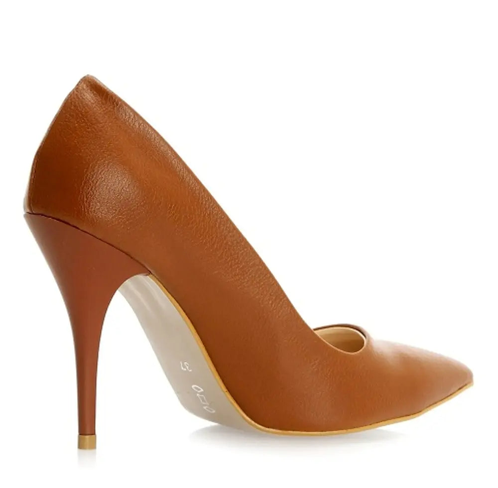 Taba Topuklu Ayakkabı Stiletto MA-021