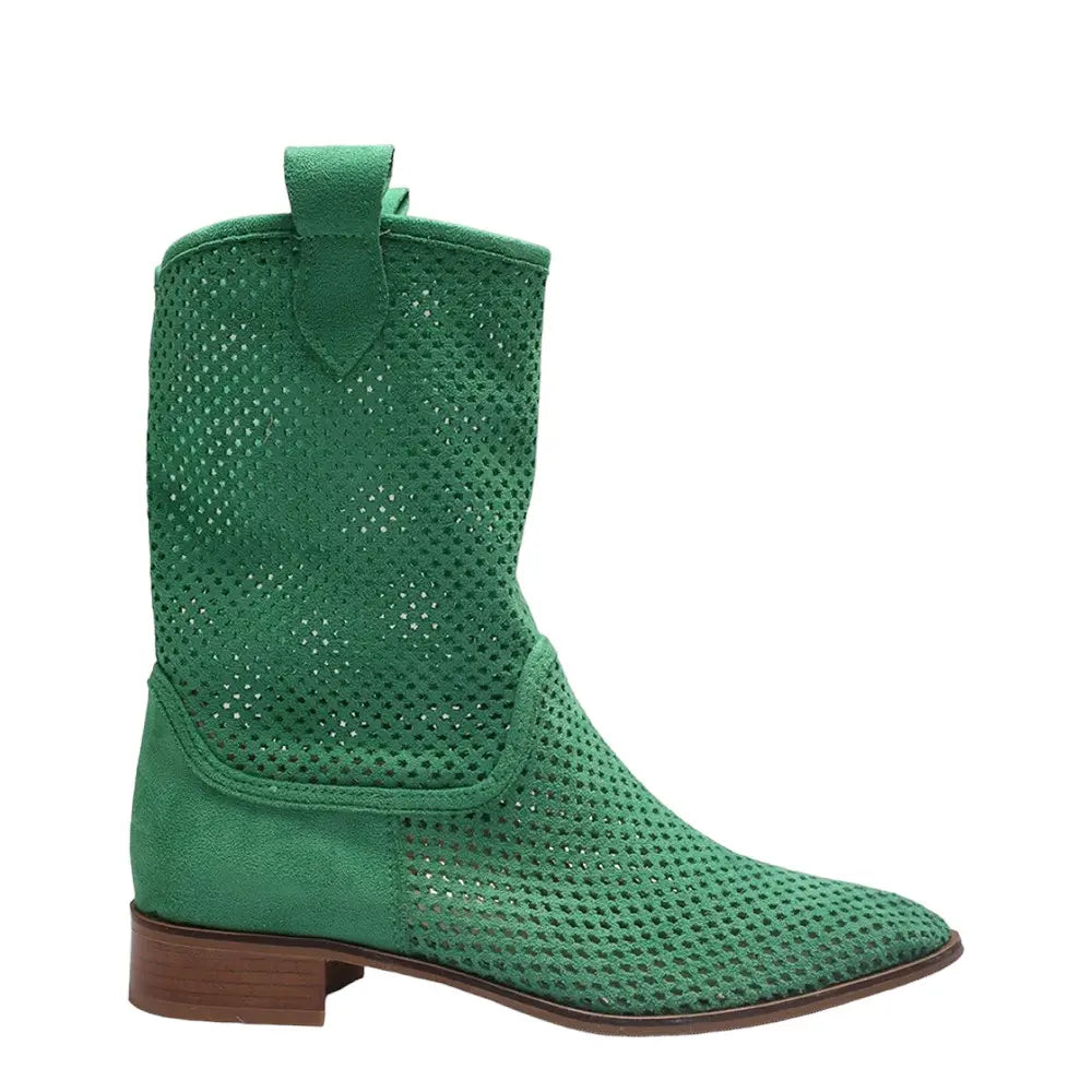 Green Summer Cowboy Boots RA-8010