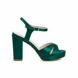 Yeşil Platform Abiye Sandalet RA-063