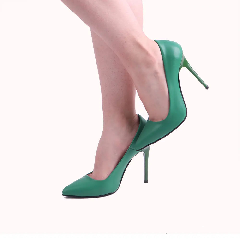 Yeşil Topuklu Ayakkabı Stiletto MA-021