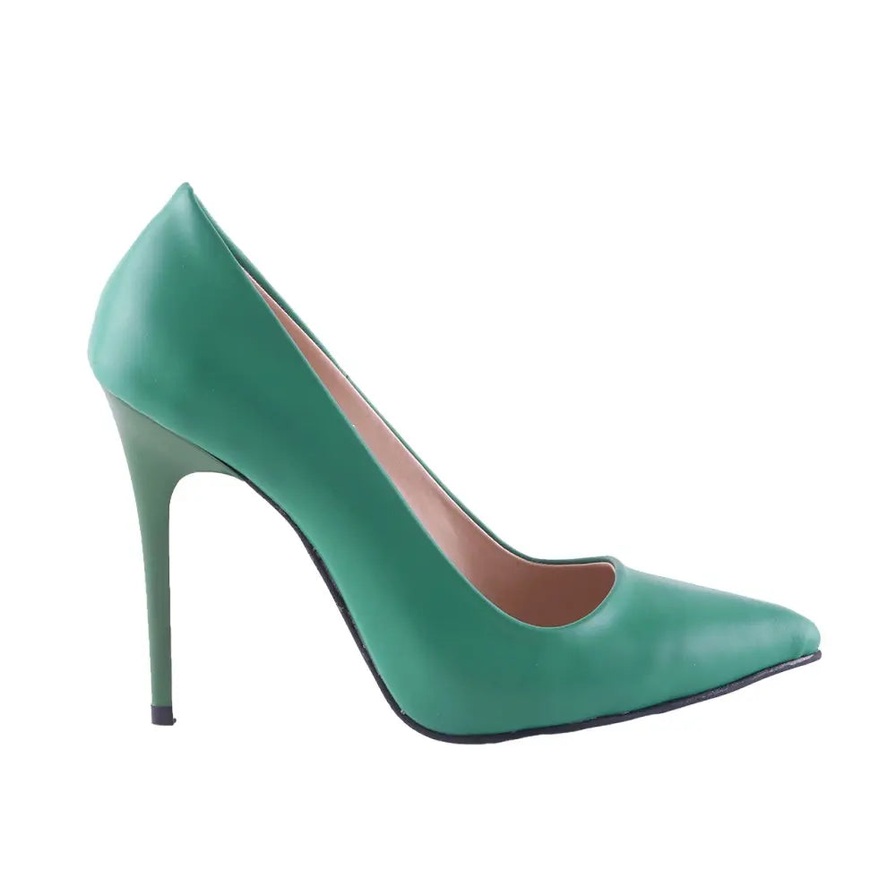 Yeşil Topuklu Ayakkabı Stiletto MA-021